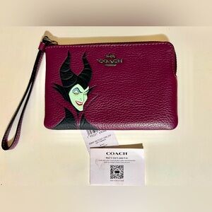 Disney Coach X Maleficent Wristlet